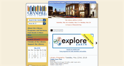 Desktop Screenshot of crandalllibrary.org